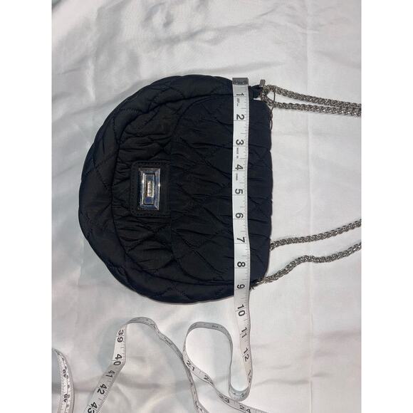 BCBGENERATION Black Quilted Chain Shoulder Strap Women's Handbag Bag - Picture 5 of 12